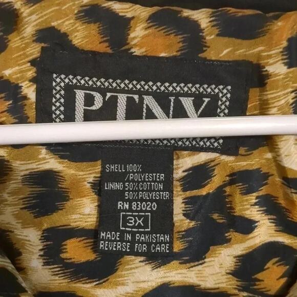 PTNY animal print bomber jacket size 3X - Picture 2 of 5